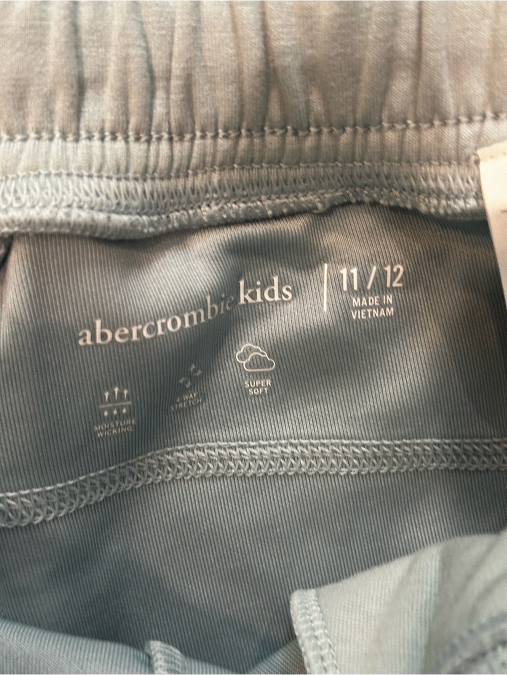 Abercrombie & Fitch Light Gray Kids Sweatpants Joggers - Picture 5 of 9